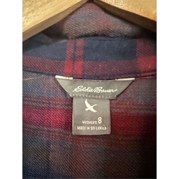 Eddie Bauer Flannel Shirt Dress - Picture 3 of 4